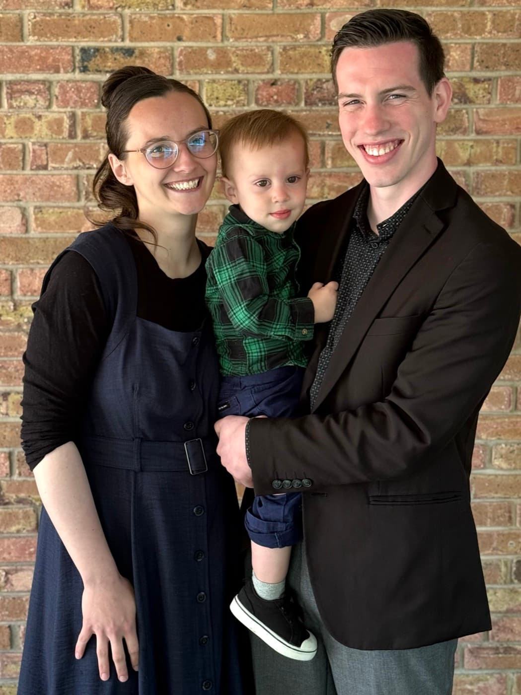 Pastor Michael Royer with his wife Raquel and their son Jonathan